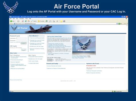 air force portal afpc.